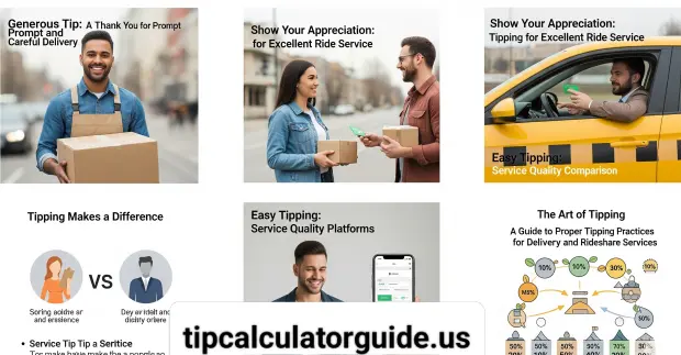 tip calculator for delivery riders in the U.S.